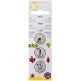 Wilton Decorating Tip Set 3/Pkg-#104 Petal/#352 Leaf/#224 Flower