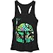 Star Wars Hawaiian Print Boba Fett Helmet Womens Graphic Racerback Tank