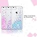 Maxdara iPhone 6/6s Case, iPhone 6/6s Case Flowing Liquid Floating Luxury Bling Glitter Sparkle Case Cover Fashion Creative Design for Girls Children Fit for iPhone 6/6s 4.7 inch (Pink)