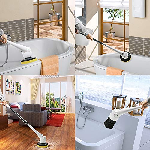 Ltongx Electric Floor Scrubber Cordless Electric Cleaning Brush
