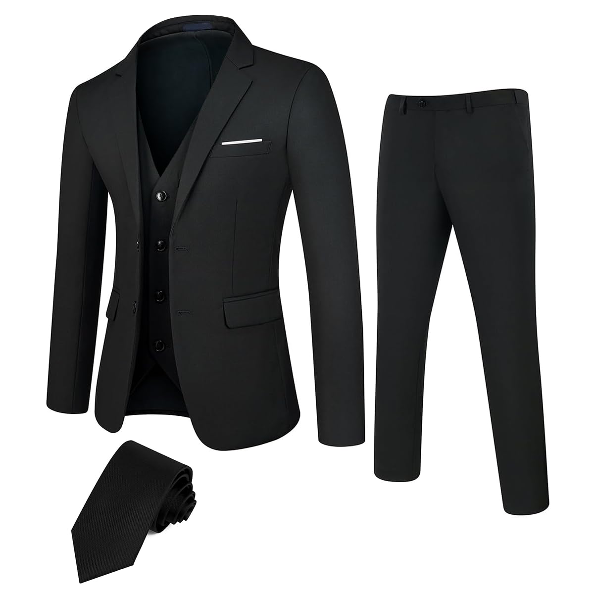 Mens Premium Slim Fit 2Piece Suit Set