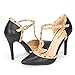 DREAM PAIRS ROCKSTAR-P Women's D'Orsay Style Metal Studs Pointy Pumps Classic Stiletto Heel Shoes New