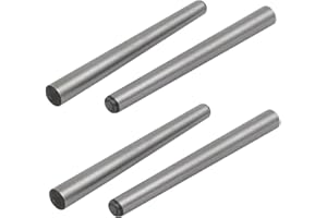 uxcell uxcellCarbon Steel GB117 100mm Length 8mm Small End Diameter Taper Pin 4pcs