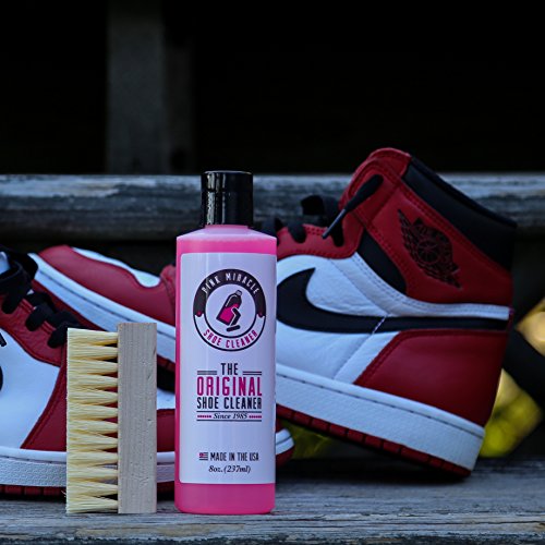Shoe Cleaner by Pink Miracle 8 Oz. Bottle Kit Fabric Cleaner Solution