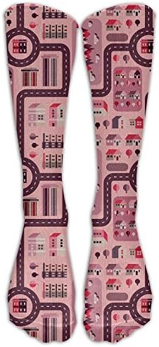 MIPU SHANGMAO Unisex American Public Road Personality Sports Socks Running Socks Soccer Socks Baseball Stocking