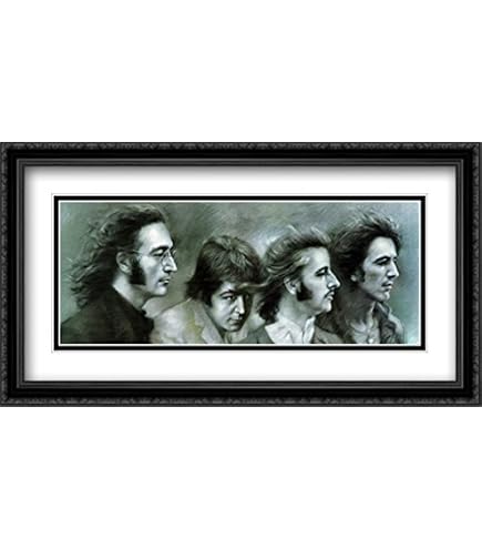 Amazon.com: The Beatles 40x16 Framed Art Print: Artwork: Posters