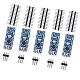 Keywishbot for Arduino Nano V3.0, ATmega328P Moudle Nano Board CH340 with USB Cable Compatible with Arduino Nano V3.0 (5pcs Nano Board & 1pcs Cable)