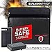 Fireproof Document Bags 2192℉ Triple Layer Fire-Resistant Money Bag 15