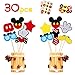 MALLMALL6 30Pcs Mickey Centerpiece Sticks Birthday Party Table Topper Decorations Baby Shower Mickey Party Supplies Room Decor Party Favors Costumes Pretend Play Photo Booth Props for Kids