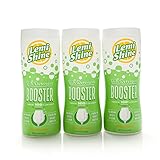 Lemi Shine Booster Dishwasher Detergent Additive 3-Pack 12 oz ea. Eliminates Tough Hard Water Stains on Dishes & Glassware Safe, Natural