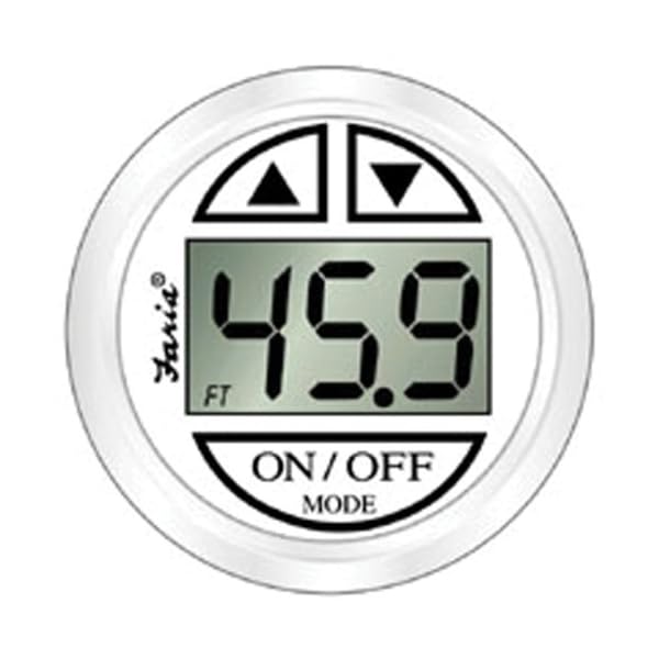 Faria 13150 Dress Depth Sounder (Transom Mounted Transducer) SN20112