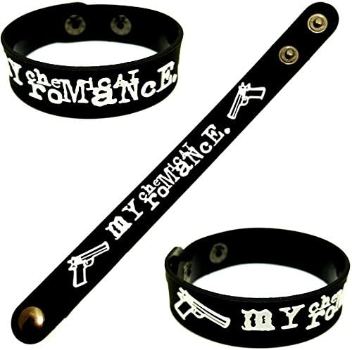 1 Pcs. MY CHEMICAL ROMANCE Hard Core Heavy Metal Punk Rock Music Band Logo Symbol Sign Rubber Silicone Bracelet Wristband by BEST EXPO
