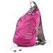 Savvy Outdoors Sling Backpack for Women - Small Crossbody Bags with One Strap Perfect for Hiking, Walking, Traveling - Small Outdoor Over the Shoulder Travel Accessories Perfect Women's Gift - Pink