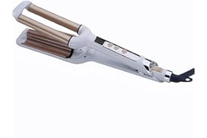 CaXinWo 3 Barrel Curling Wand Triple Barrel Curling Iron Hair Curler for Short &Long Hair Deep Waver Iron Three Barrel Beachy