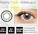 Women Multicolor Cute Charm and Attractive Fashion Contact Lenses Cosmetic Makeup Eye Shadow - Grey
