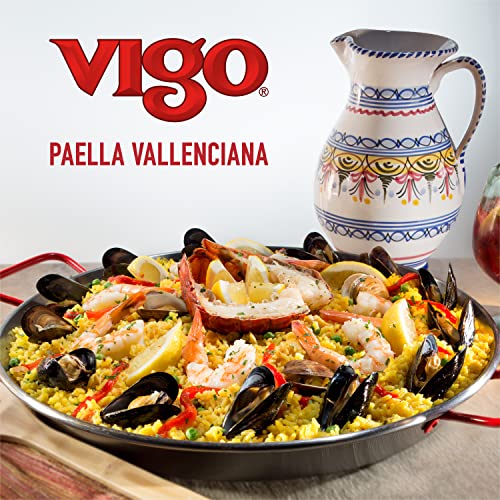 Vigo Authentic Paella Valenciana, Yellow Rice & Seafood Dinner, Spanish