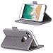ProCase iPhone 8 Plus / 7 Plus Wallet Case, Folio Folding Wallet Case Flip Cover Protective Case for 5.5-inch iPhone 8 Plus / 7 Plus, with Card Slots Kickstand -Grey