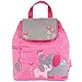 Stephen Joseph Kids' Unisex Toddler Back to School, Quilted Backpack, Elephant, One Size