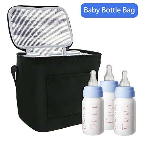 TedGem Breast Milk Baby Bottle Cooler Bag - Bottle Tote Bags For Insulated Breastmilk Storage w/ Air Tight Lock in the Cold & Preserve Important Nutrients