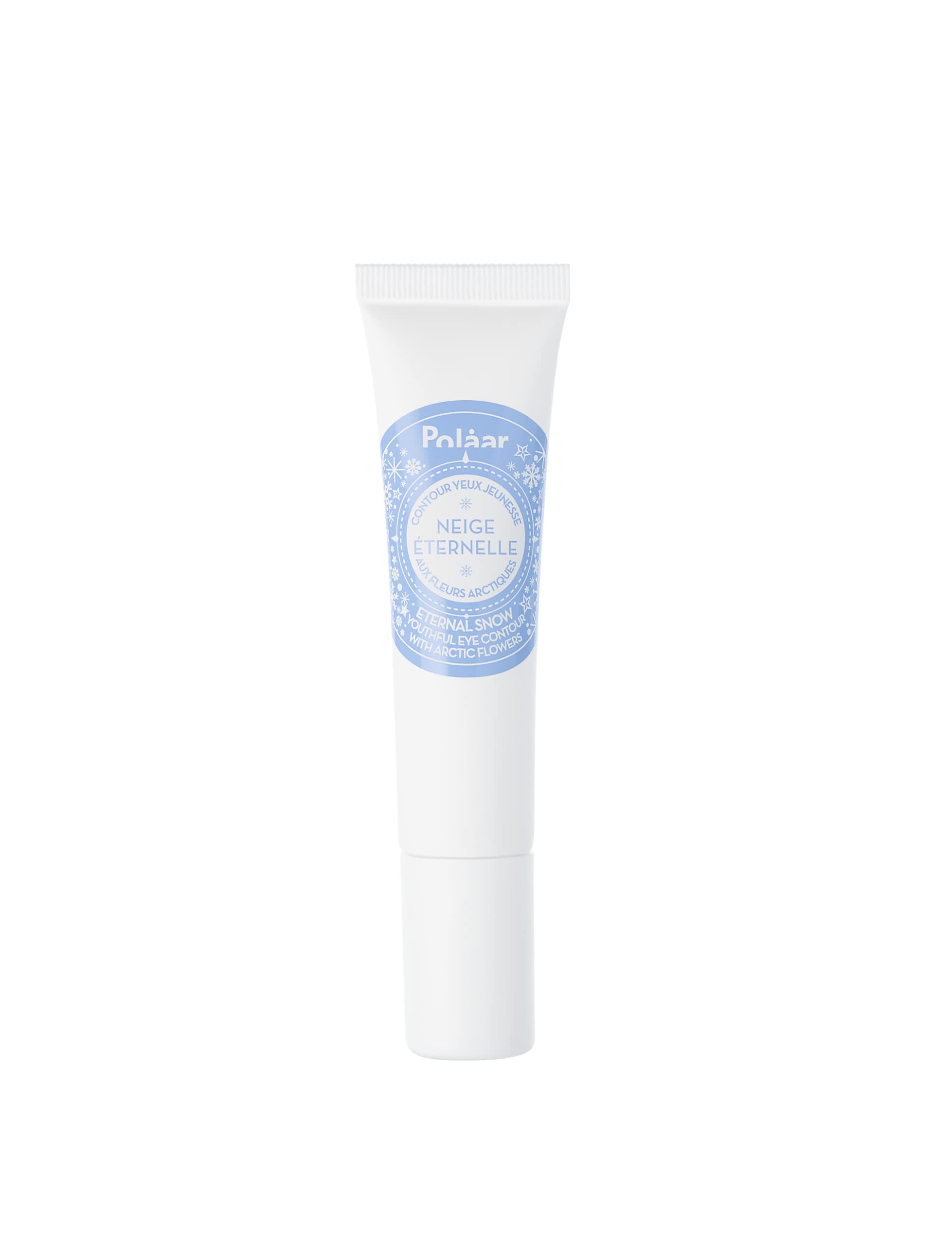 Polåar - Eternal Snow Youth Eye Contour with Arctic Flowers - Anti-Aging, Anti-Puffiness, Anti-Wrinkles and Fine Lines - 96% Naturalness, Vegan, Fragrance Free, Made in France Concealer - 15 ml