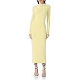 AFRM Womens Juniper Mock Neck Long Sleeve Midi Bodycon Dress