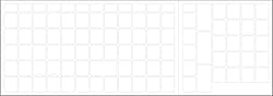 Blank Keyboard Stickers Transparent Background
