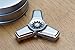 Best Fidget Spinner Toy Fidget Finger Toys w/ Fidget Wheel Ideal Fidget Spinners Hand Toy Autism, ADHD, ADD Premium Hand Spinners Fidgeting Toys for Anxiety Durable Hand Spinner (Stainless-Steel)