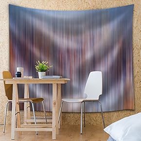 Blurred Out Rocks Covered in Snow - Fabric Tapestry, Home Decor - 51x60 inches