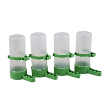 Amazon Com Number Nice Dream 4pcs Bird Pet Drinker Food Feeder