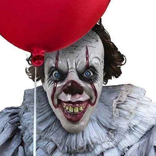 Amazon Co Jp ハロウィンマスク 怖いit ペニーワイズ ピエロマスク ホラーコスチューム パーティー フェスティバル コスプレ 不気味な小道具 装飾 大人用 レッド Clothing Accessories