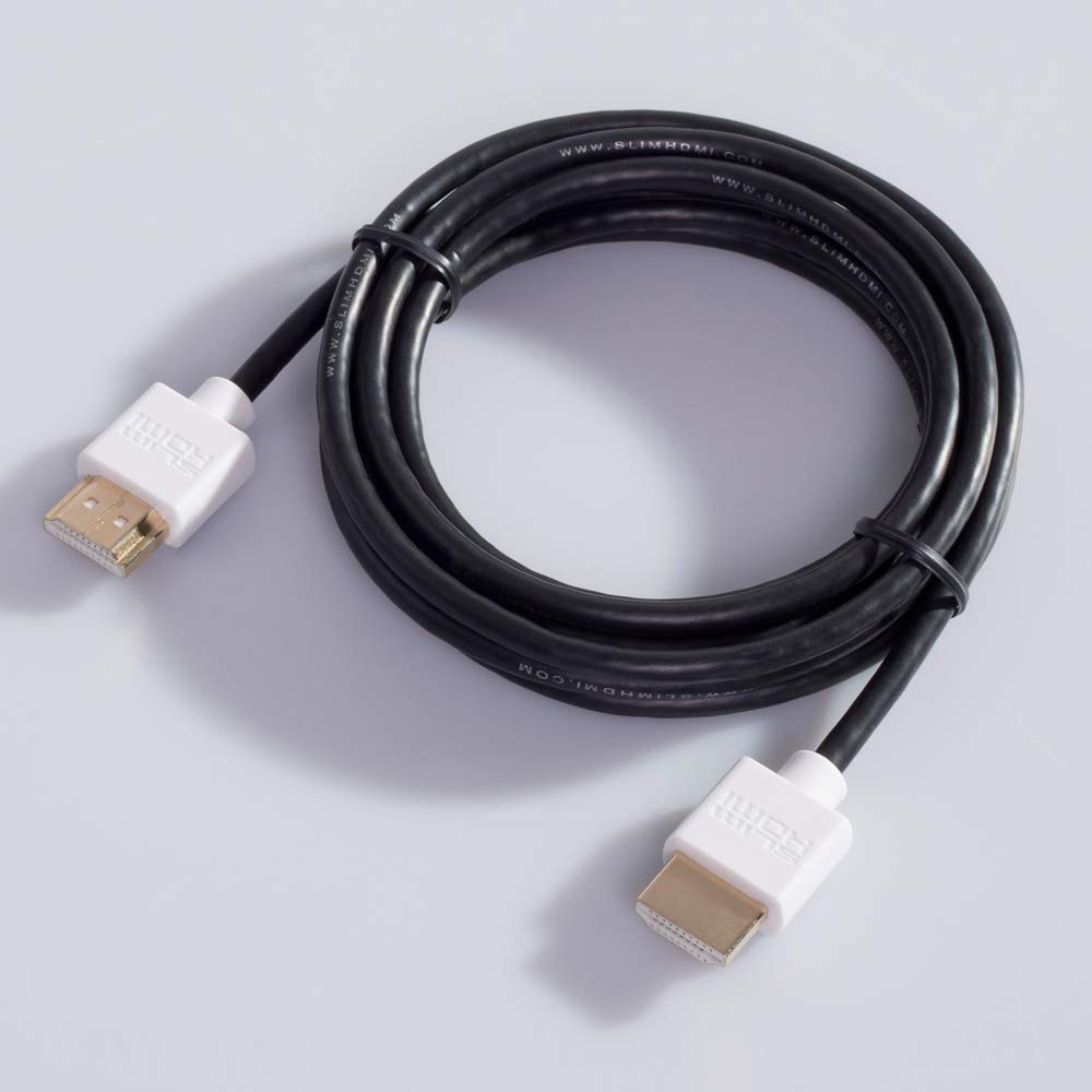 SlimHDMI 2m Eco Slim HDMI Cable (Gold Plated, 1080p, 3D, High Speed)