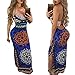 haoricu Women Dress, New Summer Women Sexy Bra Bodycon Slim Sleeveless Evening Party Dress (S, Blue)