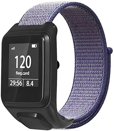 htfrgeds Sport Wristbands Compatible for Tomtom Runner 3/Adventurer for Sport Watch Straps, Soft Lightweight Breathable Woven Nylon Sport Loop Replacement Bands for Tomtom Runner 3/Adventurer