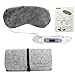 Aroma Season USB Steam Eye Mask to Relieve Eye Stress, Warm Therapeutic Treatment for Dry Eye, Blepharitis, Styes (Gray)