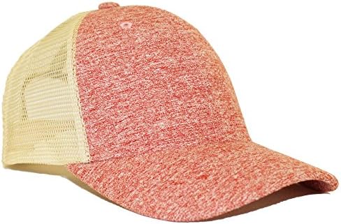 Utah Heads Trucker Hat (Heather Red/Tan)