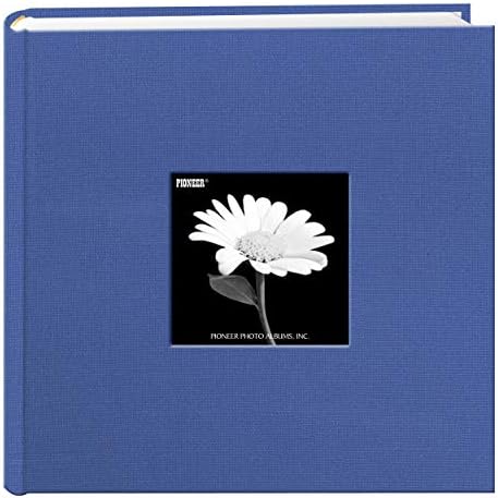Fabric Frame Cover Photo Album 200 Pockets Hold 4×6 Photos, Sky Blue Fabric Frame Cover Photo Album 200 Pockets Hold 4×6 Photos, Sky Blue