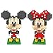 Mickey and Minnie - LOZ Nanoblock Disney Mickey Collection Pack of 2