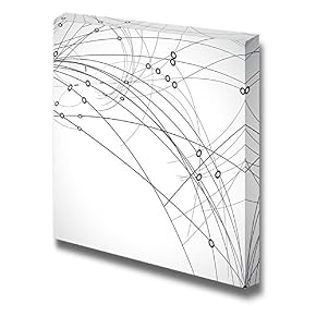 Abstract Design with Geometric Lines Wall Decor
