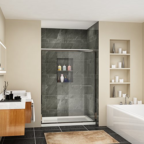 SUNNY SHOWER B020 SemiFrameless Glass Bypass 2 Way Sliding Glass