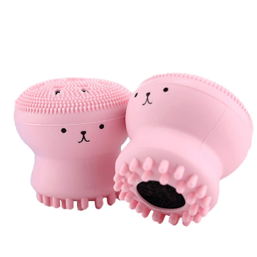 Garden Of Arts Octopus Design Silicone Facial Cleansing Brush Face Exfoliator Massager Beauty Tool [Pack of 1Pcs]