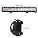 Bangbangche 126W 20'' Flood Combo CREE Bar and 4X 4'' 18W Spot Led Pods Fog Lights, Waterproof Super Bright, Jeep Wrangler Boat Truck Tractor Trailer Off-Road