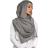 Txameru Women's Viscose Cotton Hijab Scarf