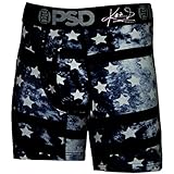 PSD Mens Flag Stripe Boxers Underwear