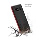 Galaxy Note 8 Case with Flexible Inner Protection and Reinforced Hard Bumper Frame for Samsung Galaxy Note 8 - (Red)