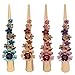 Fashion & Lifestyle Set of 4 Large Metal Alloy Alligator Sectioning Clips for Women and Girls - Pretty Strong Clamp Hair Pins Non-Slip Hair Grips Accessories for Thick Hair, Gold