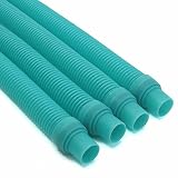 XtremepowerUS 4 Pcs Pool Cleaner Hose - Turquoise Blue