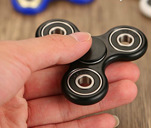 Hand Spinner gifts, How to relieve stress, Fidget Toy for Anxiety, Focusing, ADHD, Autism Adult; Fidget friends with Children kids; Kit reduce stress, To focus and Help stay awake (Black)