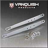 Vanquish Axial Yeti Trailing Arms Clear Anodized  (2) Silver VPS07351