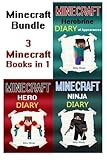 Minecraft 3 stories in 1 book: 3 Minecraft Hero Books in 1
