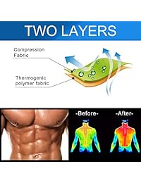 Men Waist Trainer Vest Weightloss Hot Polymer Corset Compression Sweat Body Shaper Slimming Sauna Tank Top Workout Shirt